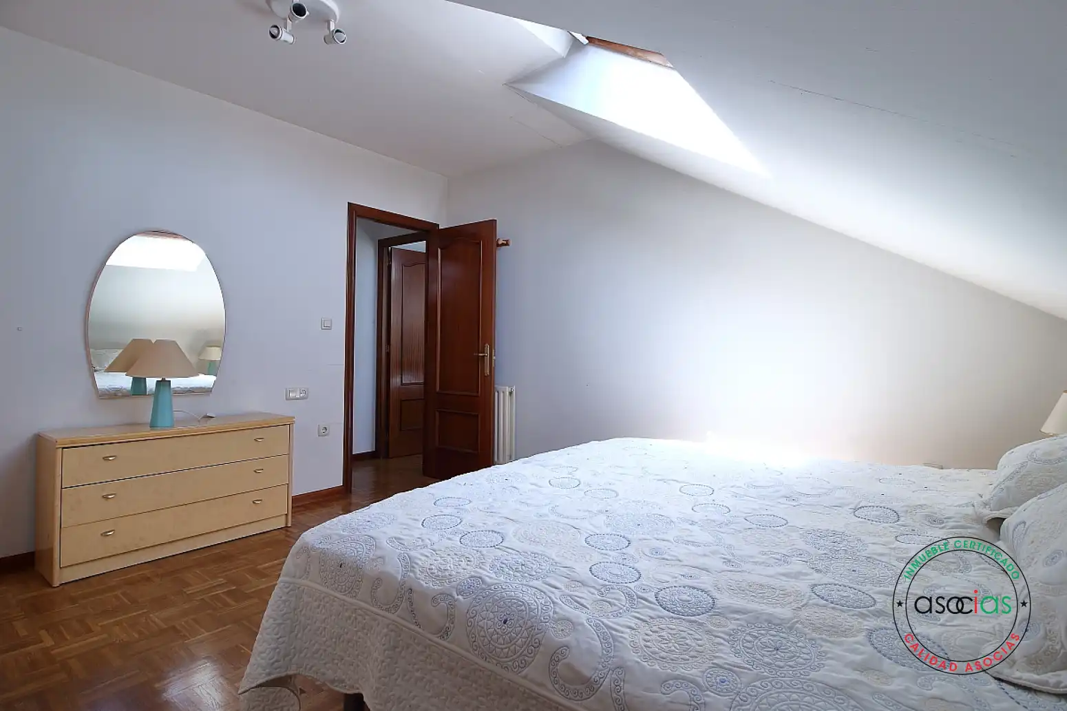Bedroom of Flat for sale in Gijón   with Heating, Parquet flooring and Storage room