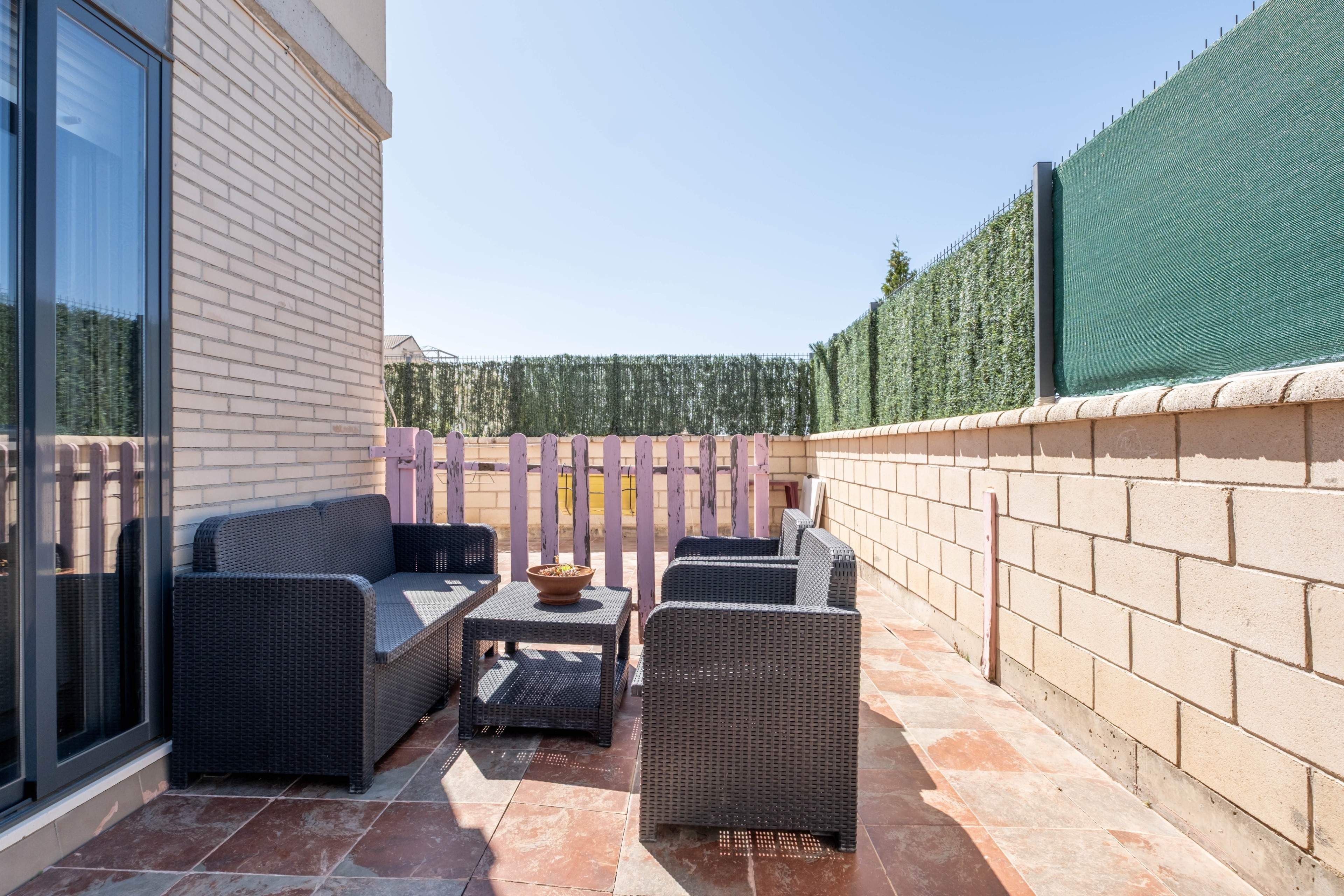 Terrace of Flat for sale in La Muela  with Heating, Parquet flooring and Terrace
