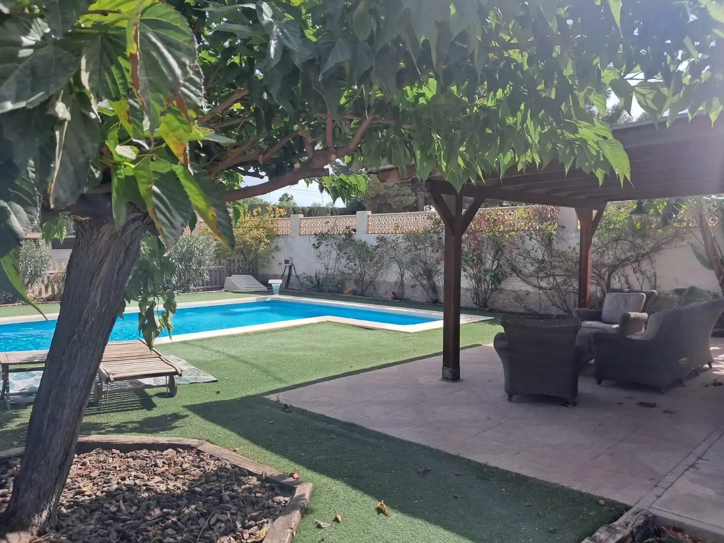Schwimmbecken von Haus oder Chalet zur Miete in Mutxamel mit Klimaanlage, Terrasse und Schwimmbad