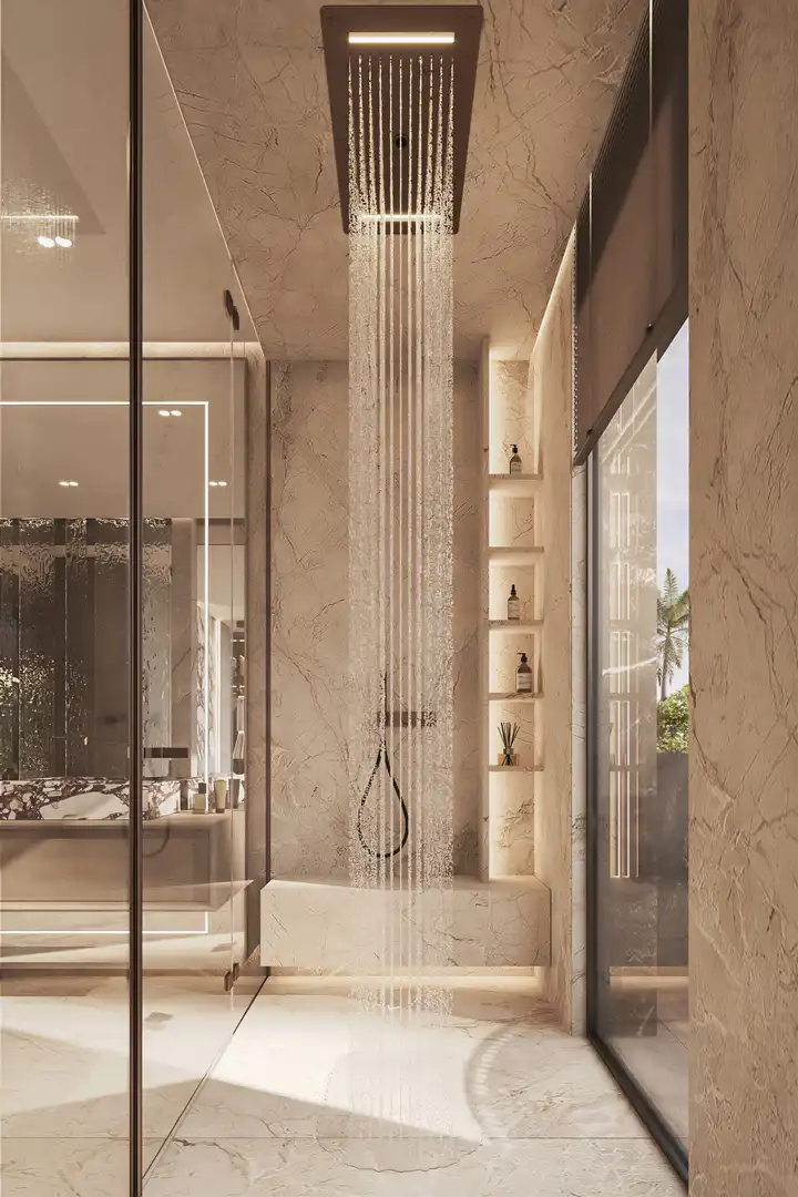 Baño de Casa o chalet en venta en Marbella con Aire acondicionado, Jardín privado y Terraza