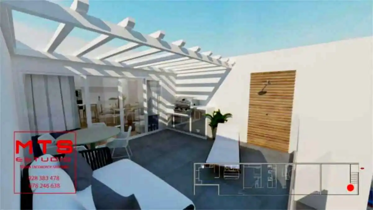 Terrace of Flat for sale in Bañaderos - El Puertillo - San Andrés