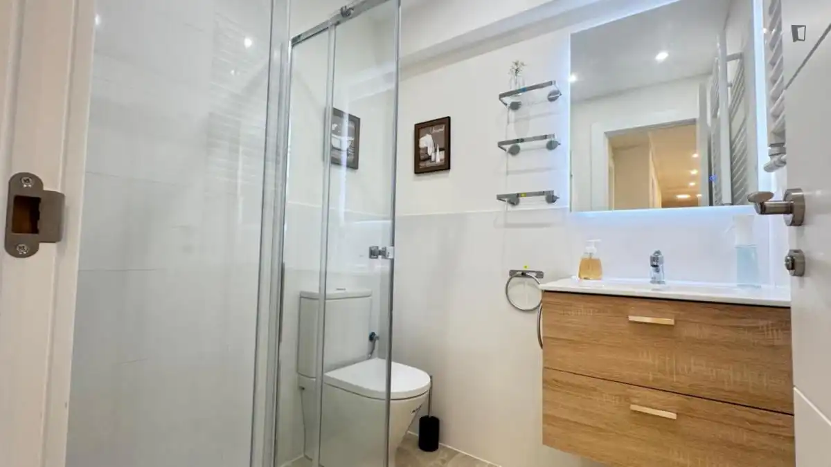 Baño de Apartamento para compartir en Bilbao  con Amueblado, Horno y Lavadora