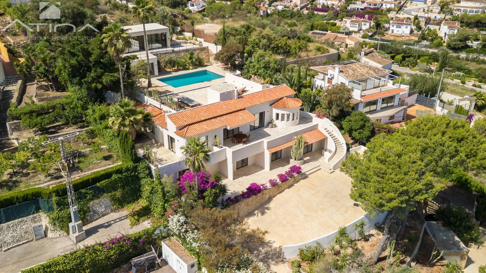 Vista exterior de Casa o chalet en venta en Jávea / Xàbia con Aire acondicionado, Calefacción y Jardín privado