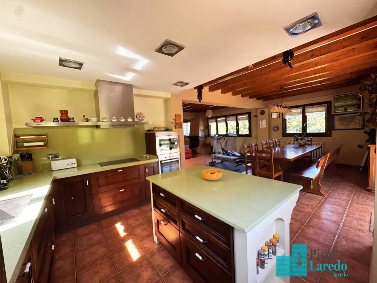 Cocina de Casa o chalet en venta en Guriezo con Calefacción, Jardín privado y Terraza