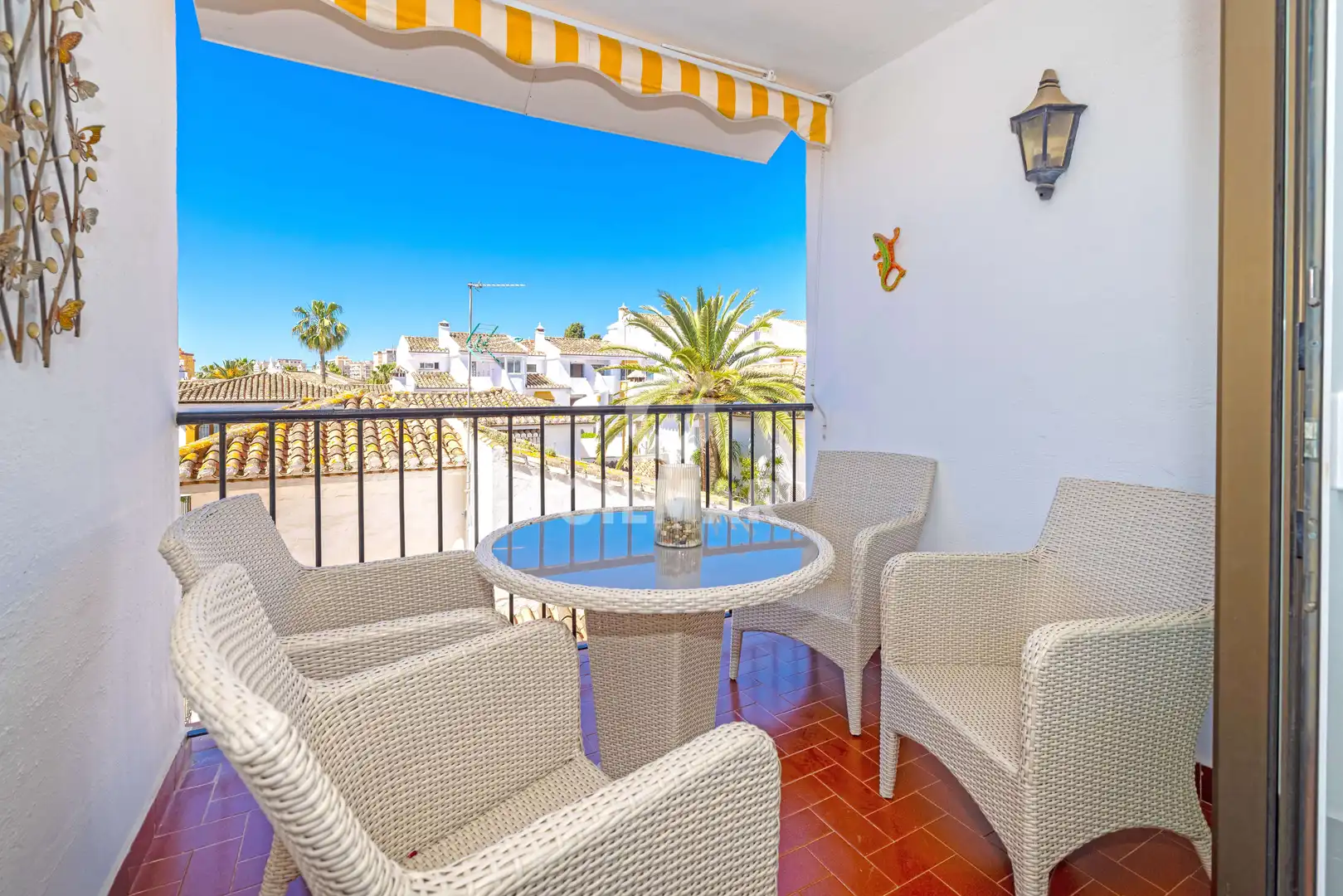 Terrace of Flat for sale in Fuengirola  with Heating, Private garden and Swimming Pool