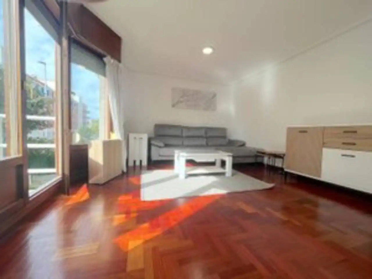 Wohnzimmer von Maisonette zum Verkauf in Leioa mit Heizung, Privatgarten und Parkett