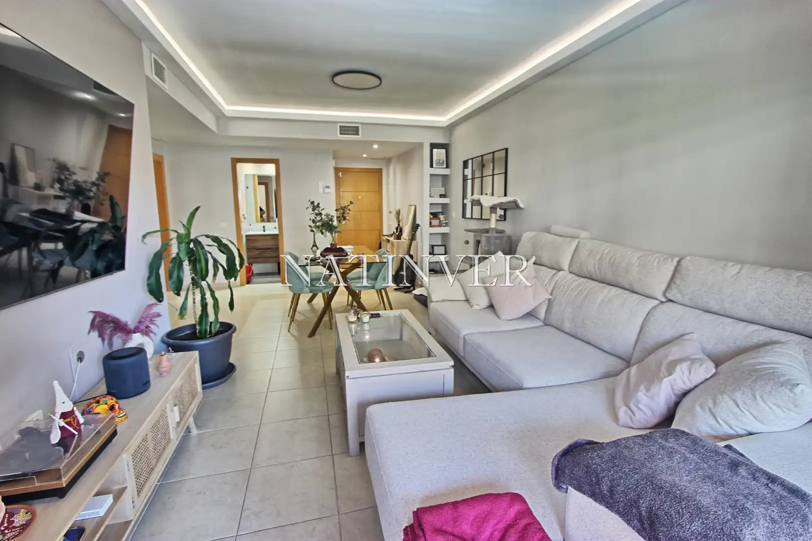 Living room of Flat for sale in Vélez-Málaga  with Air Conditioner, Heating and Terrace
