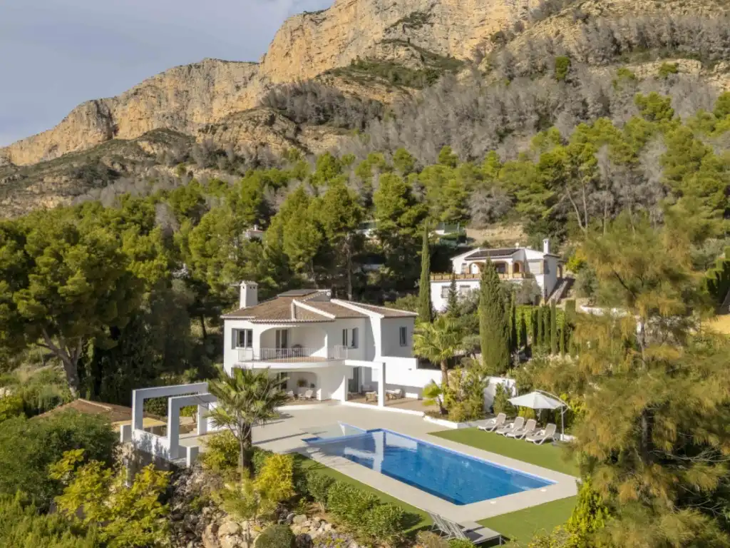 Exterior view of Houses for sale in Jávea / Xàbia  with Air Conditioner, Terrace and Swimming Pool