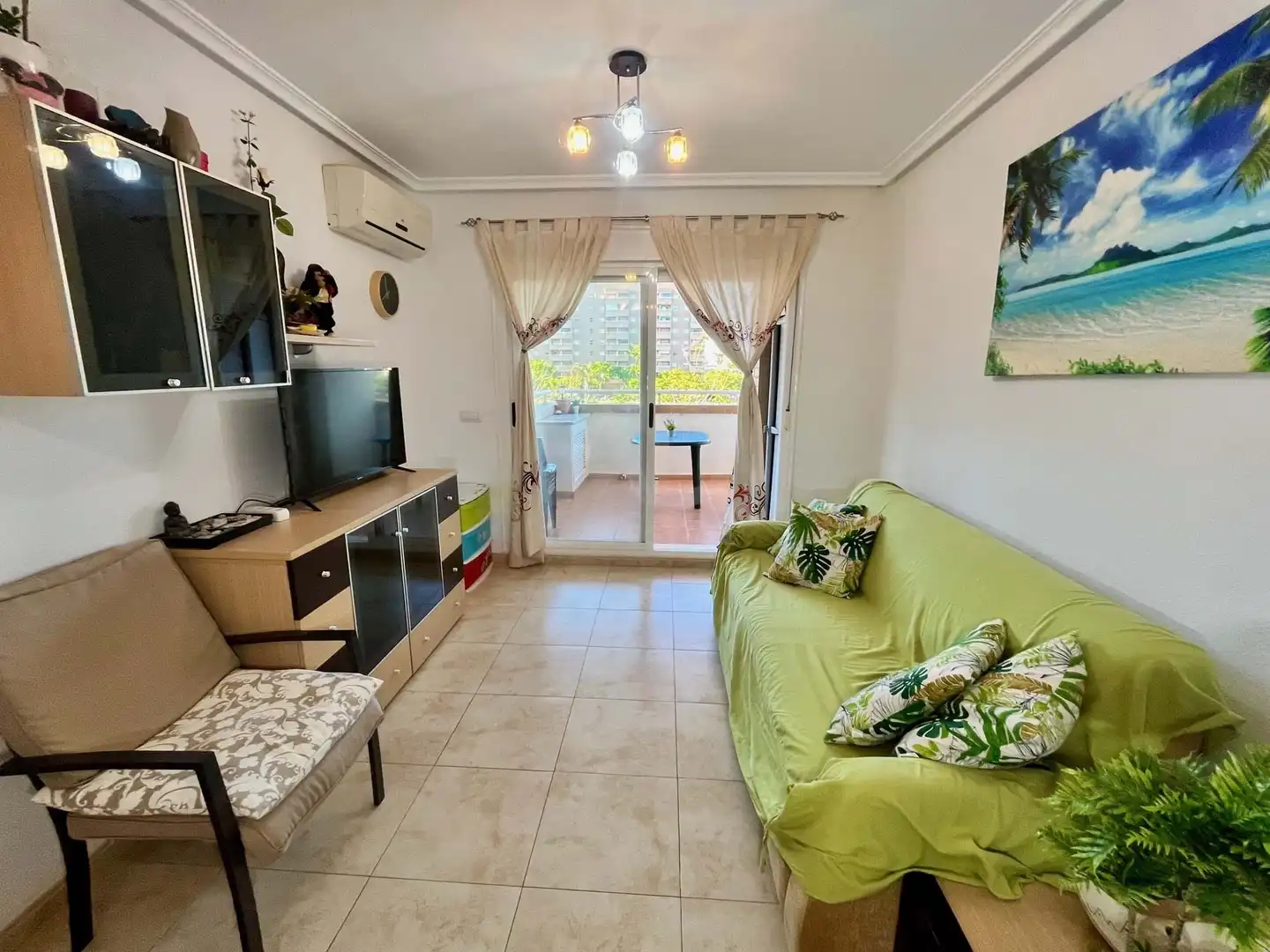 Living room of Flat for sale in Oropesa del Mar / Orpesa  with Air Conditioner, Heating and Terrace