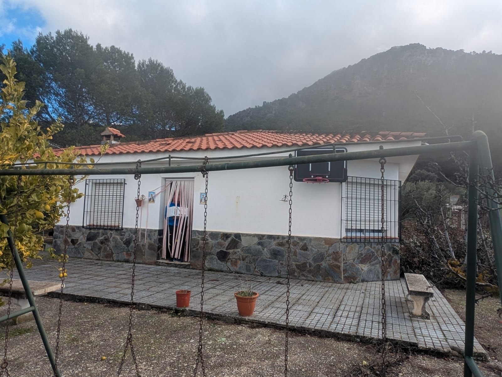Vista exterior de Finca rústica en venda en Alcaudete amb Aire condicionat, Jardí privat i Terrassa