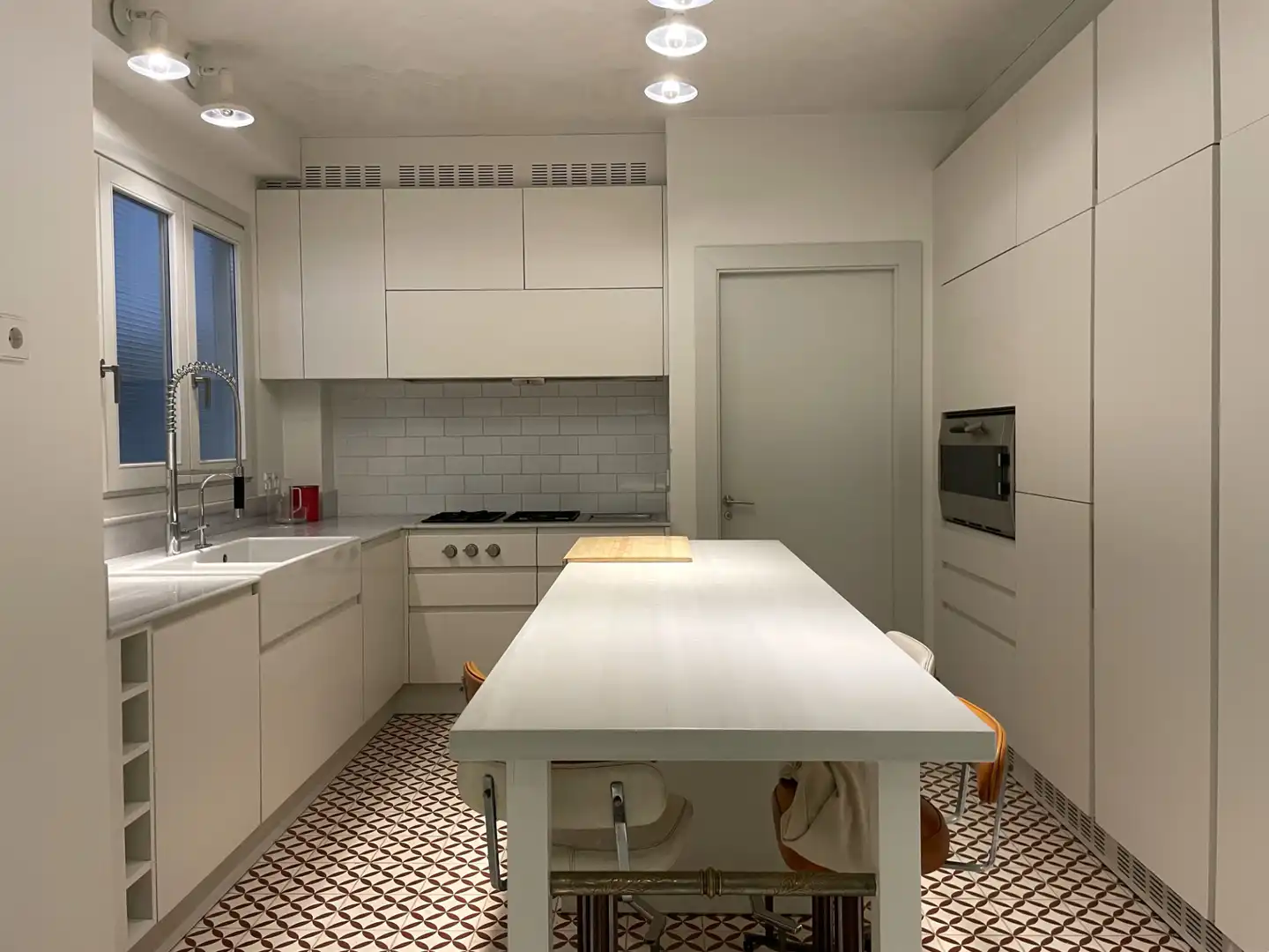 Cocina de Piso de alquiler en Barcelona con Aire acondicionado, Calefacción y Parquet