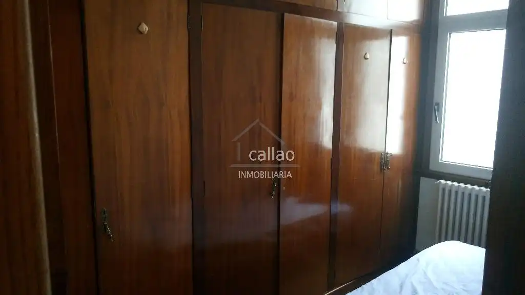 Bedroom of Flat for rent in Ferrol  with Heating, Furnished and Balcony