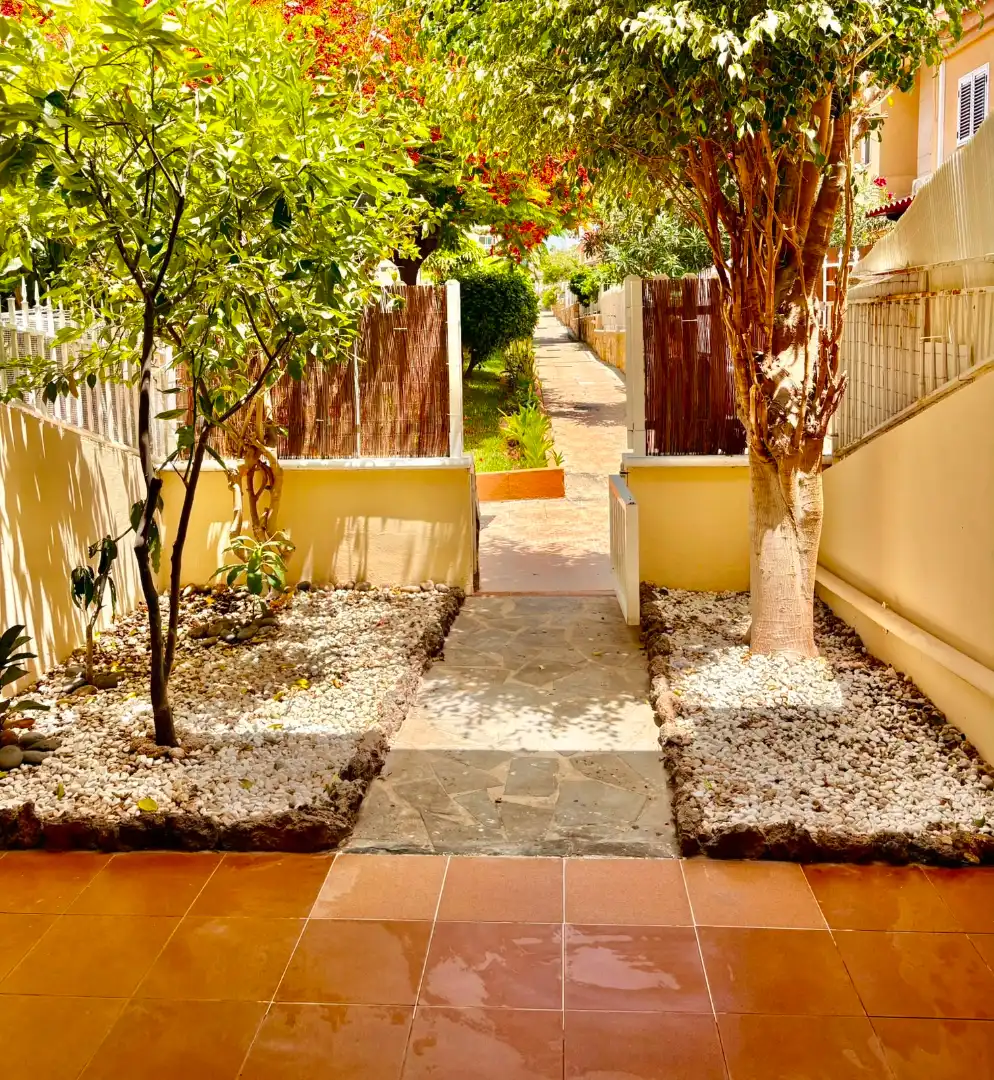 Garden of Apartments for rent in Adeje  with Air Conditioner, Parquet flooring and Terrace