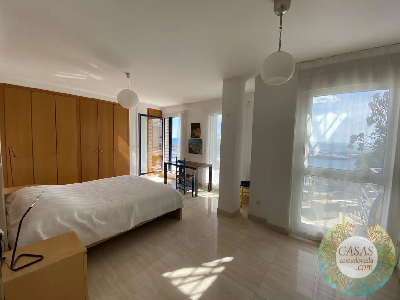 Schlafzimmer von Dachboden zum Verkauf in L'Ametlla de Mar  mit Klimaanlage und Abstellraum