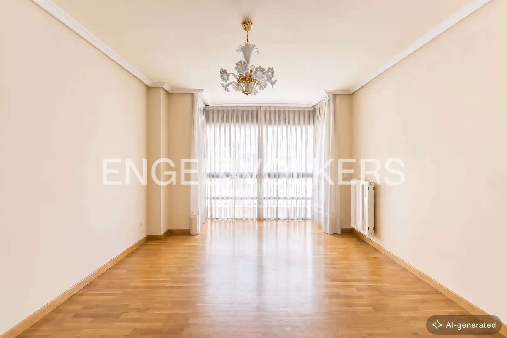 Dining room of Flat for rent in Madrid  with Air Conditioner, Heating and Private garden
