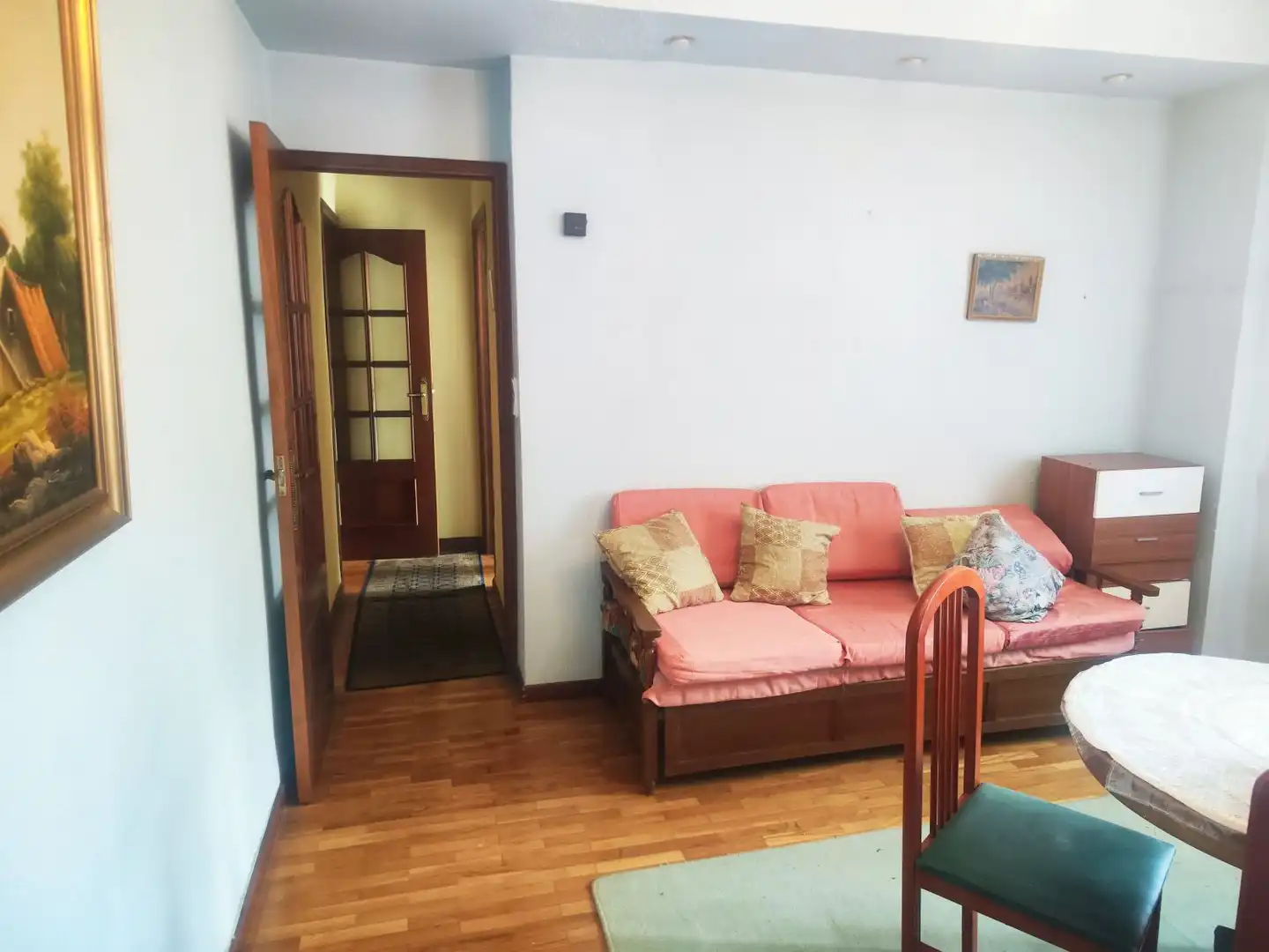Sala de estar de Piso en venta en Palencia Capital con Calefacción, Terraza y Trastero
