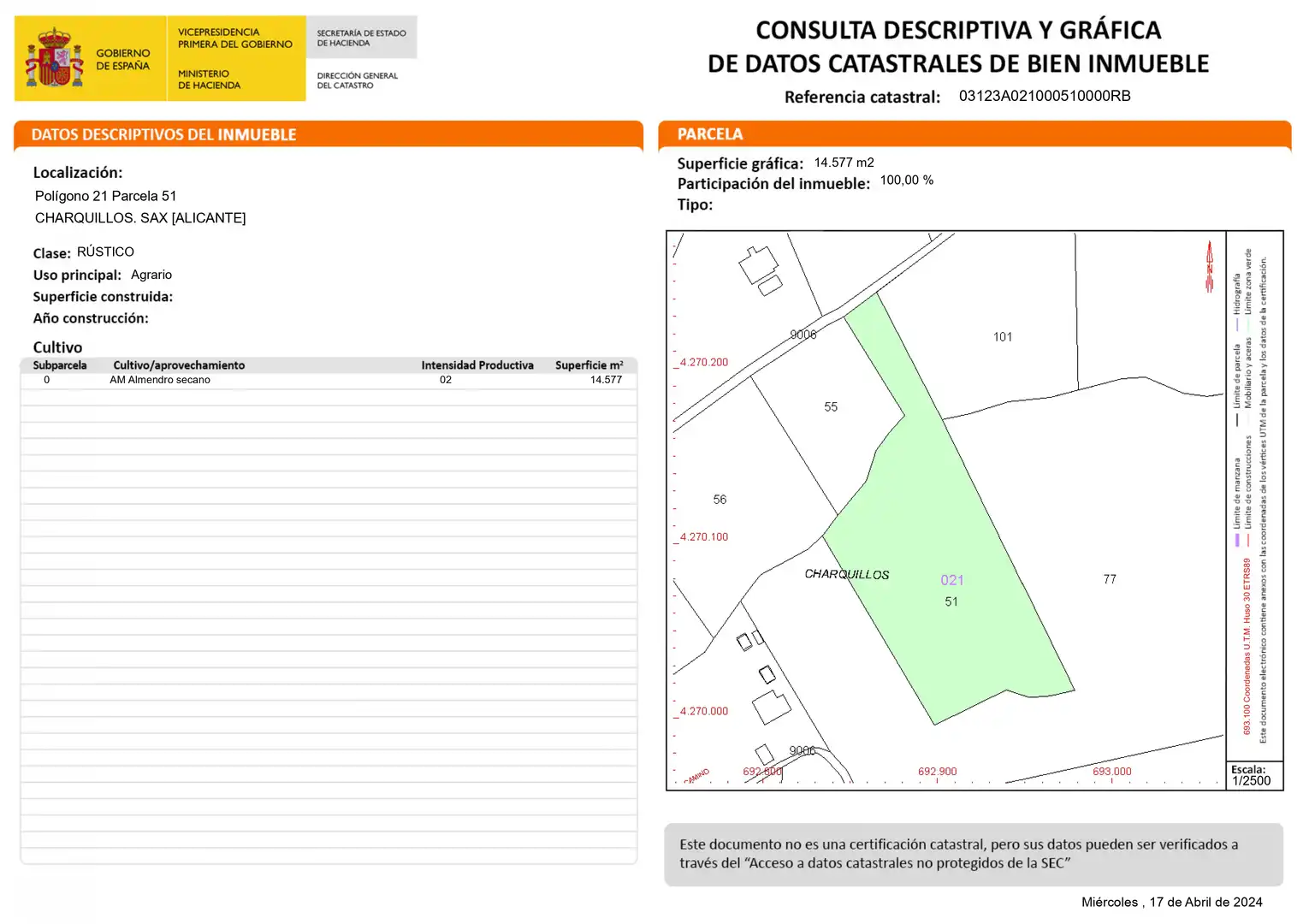 Rustikales Grundstück zum Verkauf in Plaça Poligono 3 271, imagen 3