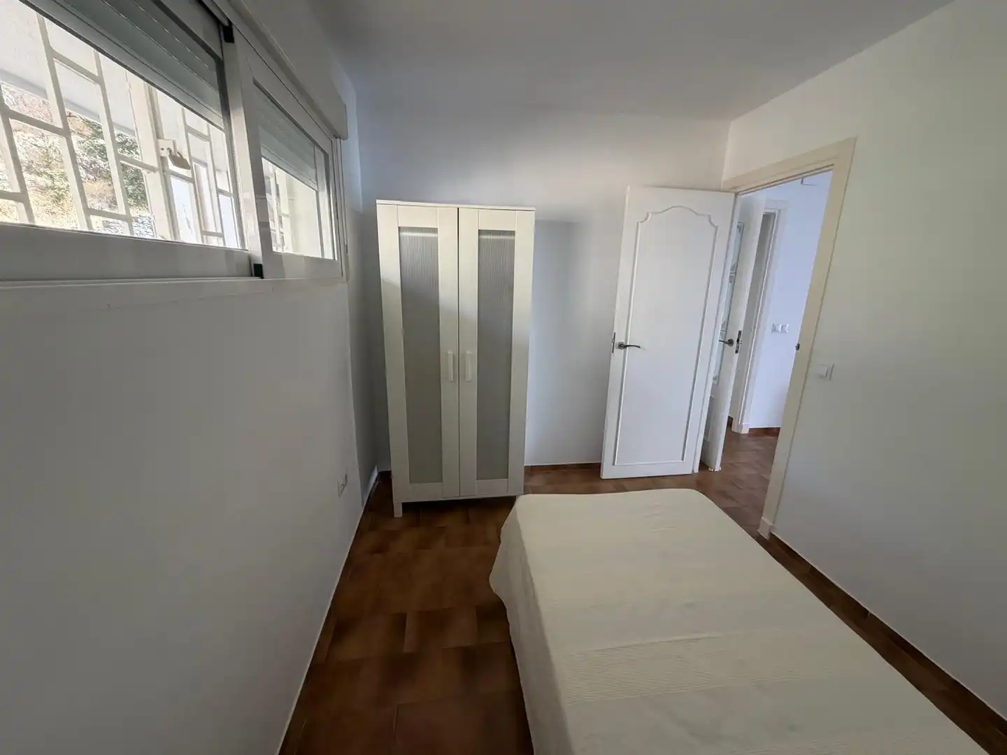Bedroom of Flat for rent in Málaga  with Air Conditioner, Heating and Furnished