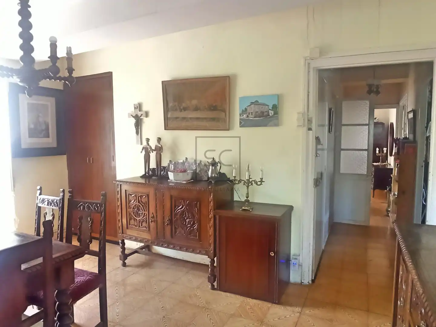 Menjador de Casa o xalet en venda en Ferrol amb Jardí privat i Traster