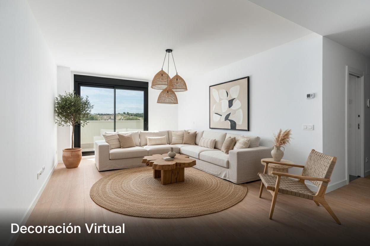 Sala de estar de Piso en venta en Boadilla del Monte con Aire acondicionado, Terraza y Trastero