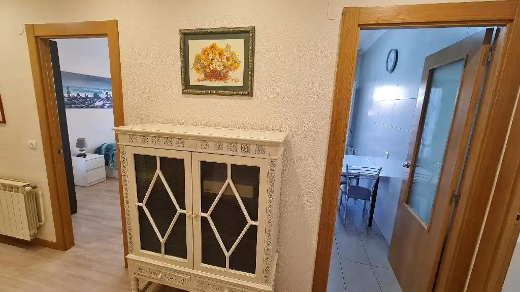 Dining room of Flat for rent in  Logroño  with Heating, Parquet flooring and Terrace