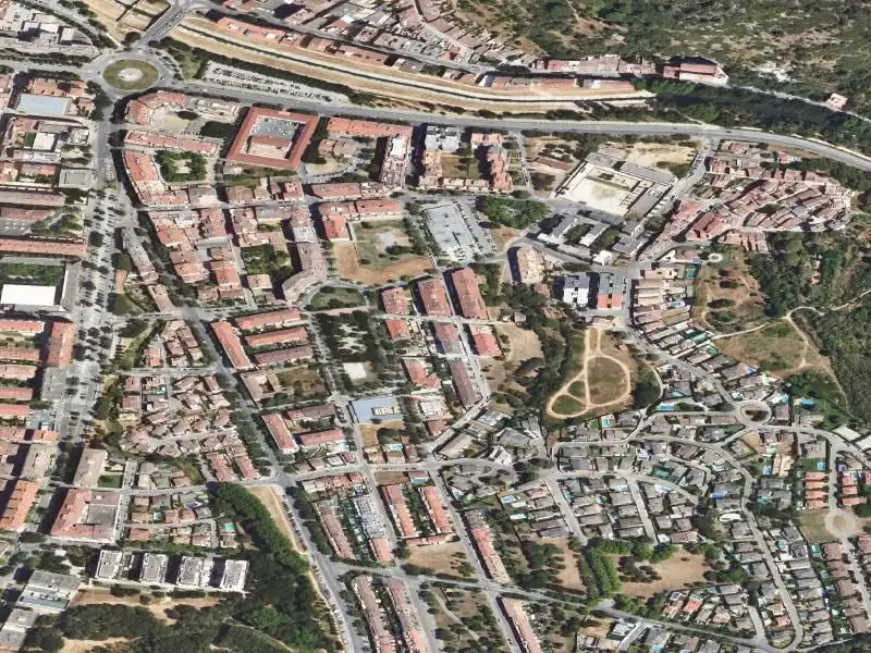 Vista exterior de Piso en venta en Girona
