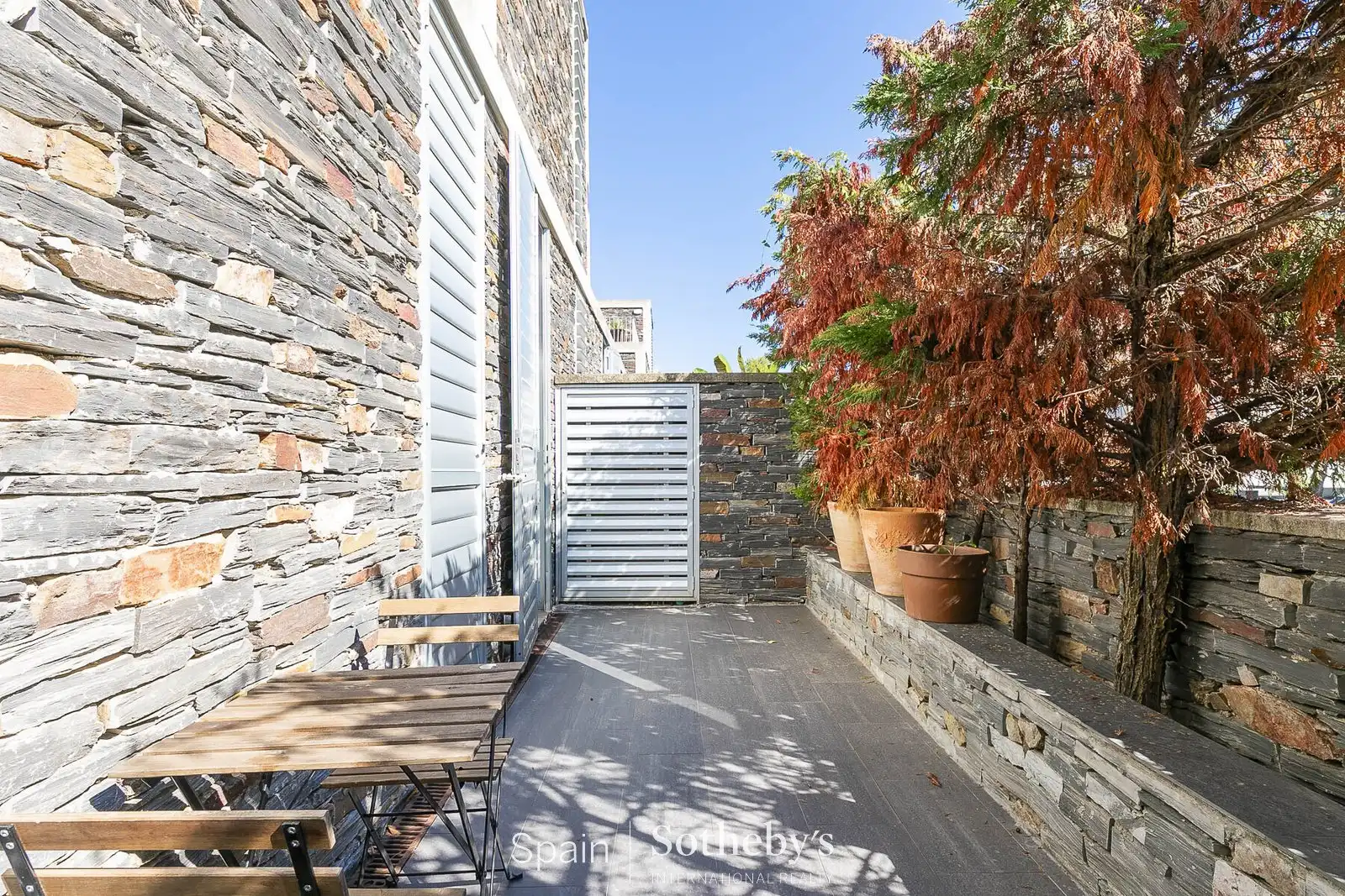 Terrasse von Wohnungen zum Verkauf in Sant Pere de Ribes mit Klimaanlage, Privatgarten und Terrasse