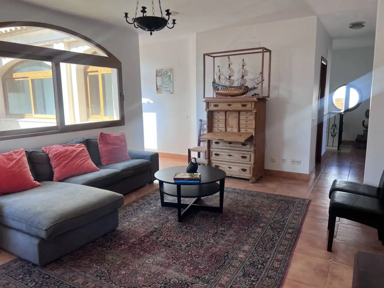 Sala de estar de Casa o chalet en venta en Cartagena con Aire acondicionado, Terraza y Amueblado