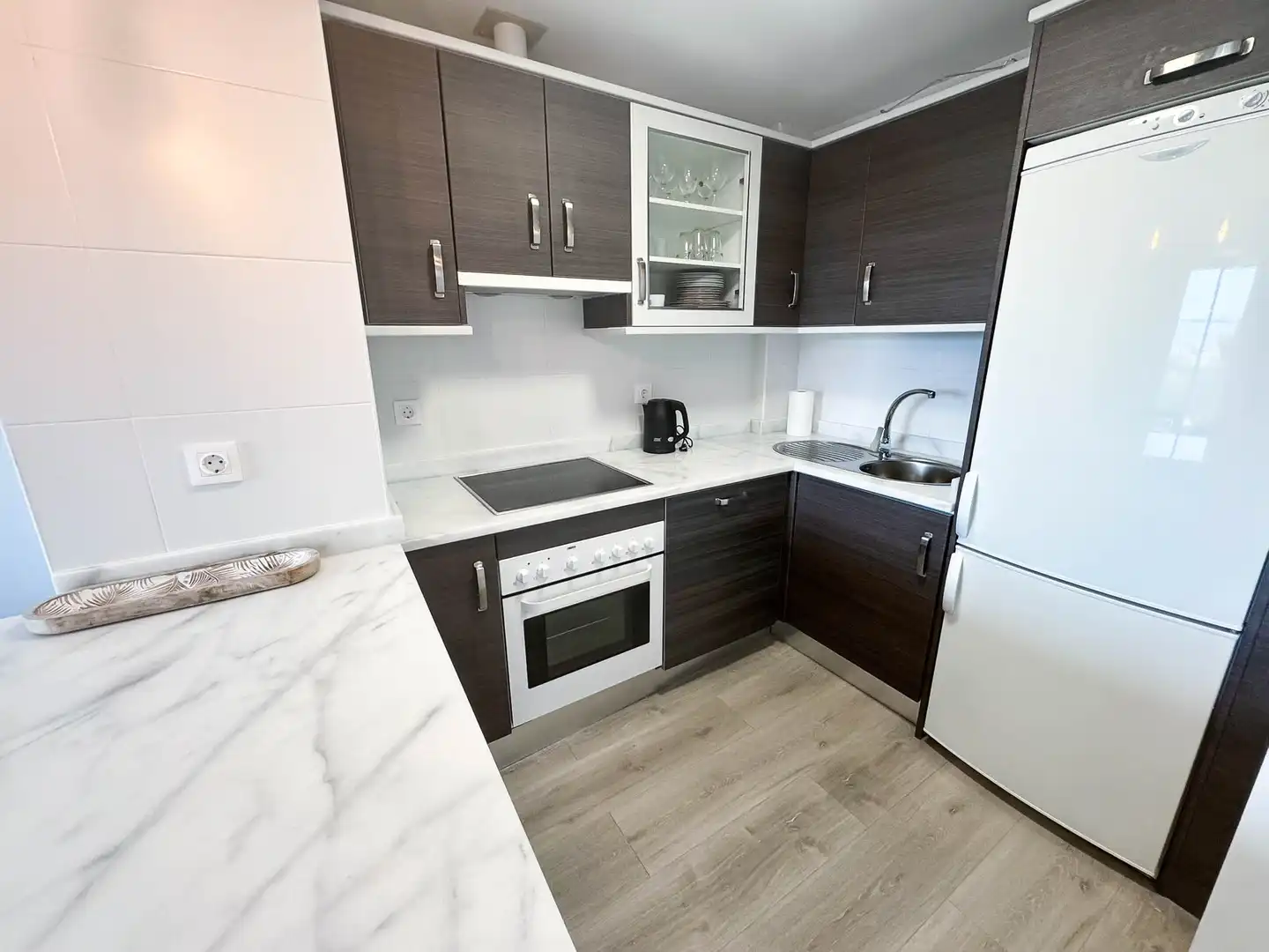 Cocina de Apartamento en venta en Manilva con Aire acondicionado, Calefacción y Terraza