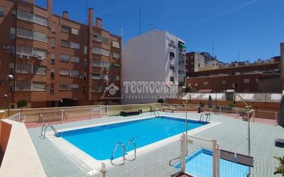 Swimming pool of Flat for sale in  Madrid Capital  with Air Conditioner