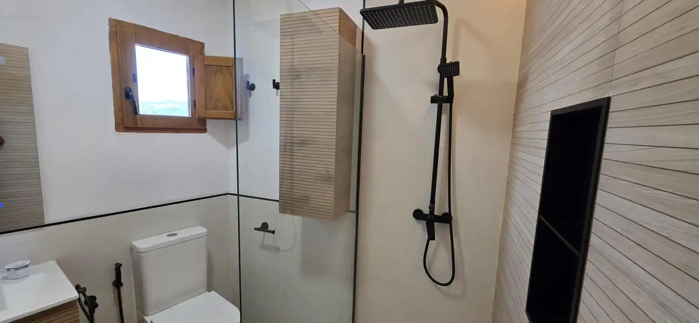 Baño de Casa o chalet de alquiler en Málaga con Aire acondicionado, Terraza y Amueblado