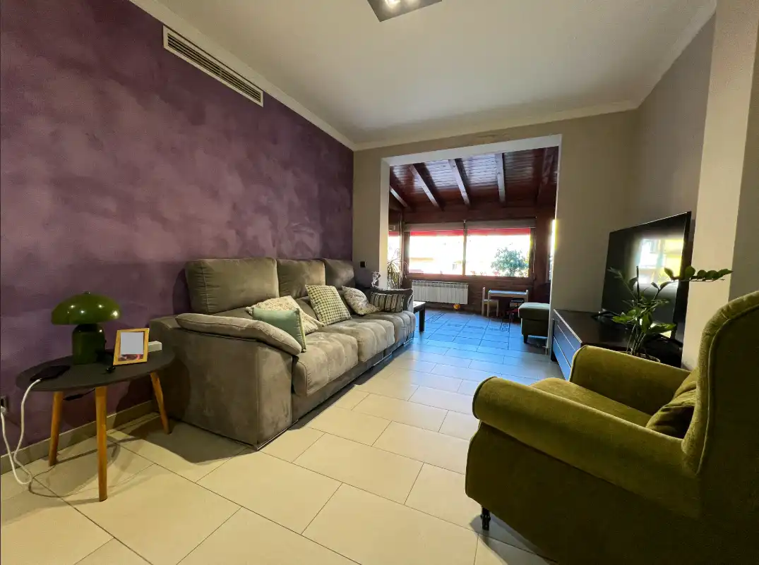 Wohnzimmer von Erdgeschoss zum Verkauf in Les Franqueses del Vallès mit Terrasse und Abstellraum