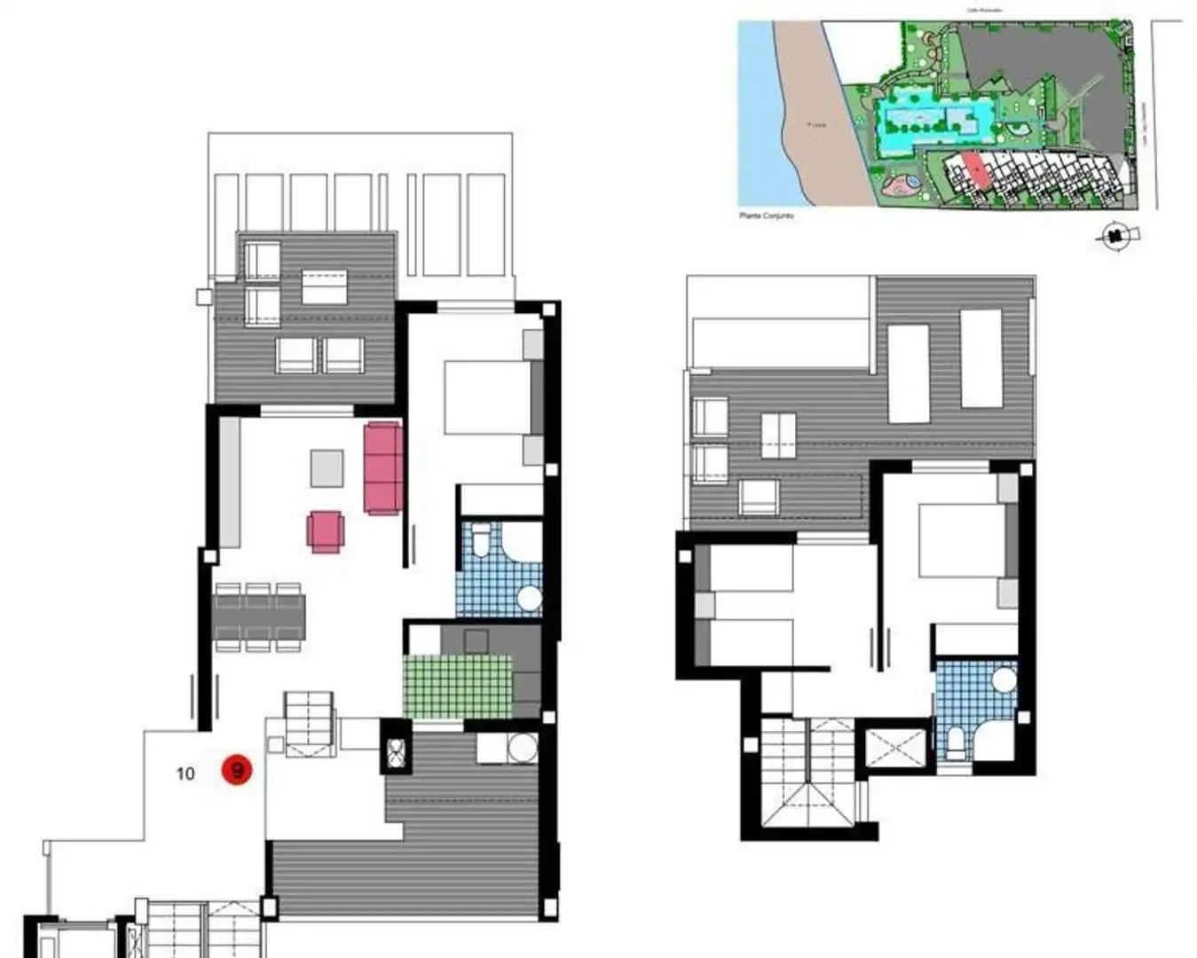 Attique avec ascenseur à vendre à Las Marinas / Les Marines, imagen 20