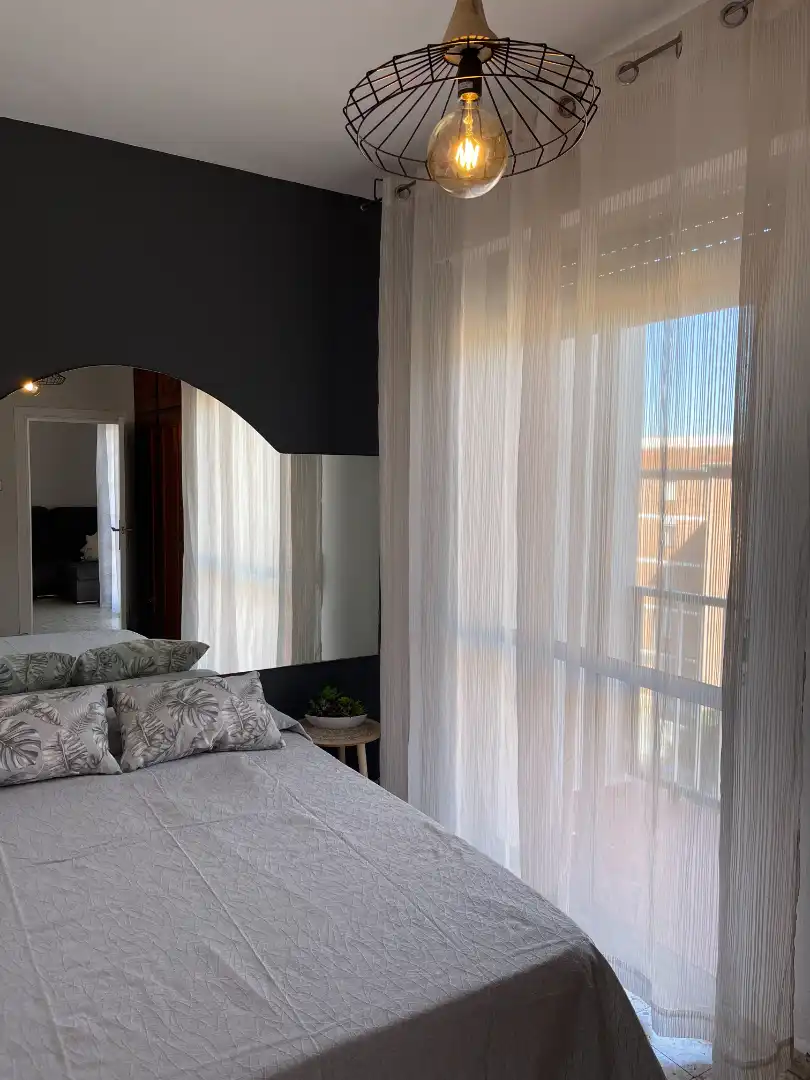 Bedroom of Flat for rent in Plasencia  with Air Conditioner, Terrace and Furnished