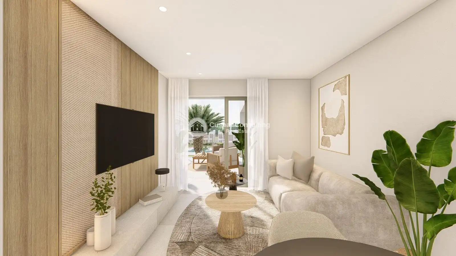 Sala d'estar de Apartament en venda en Rojales amb Calefacció, Jardí privat i Terrassa
