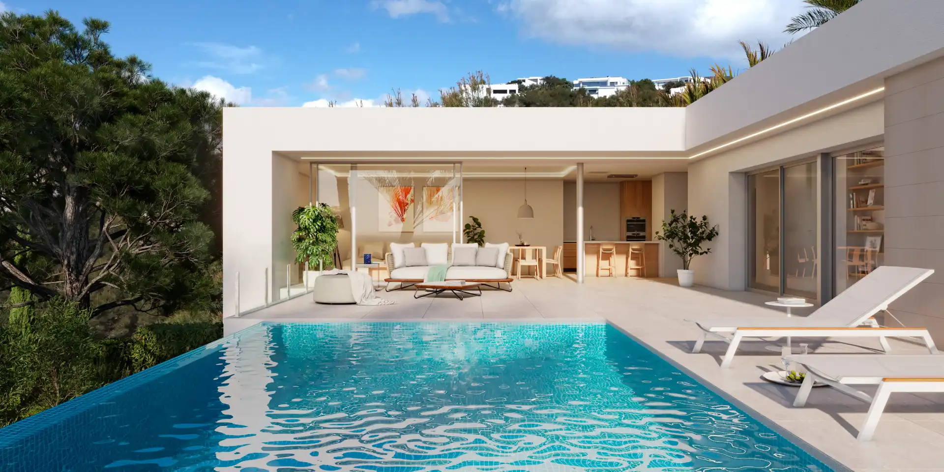 Neubau-Villa mit Pool zum Verkauf in Cumbre del Sol