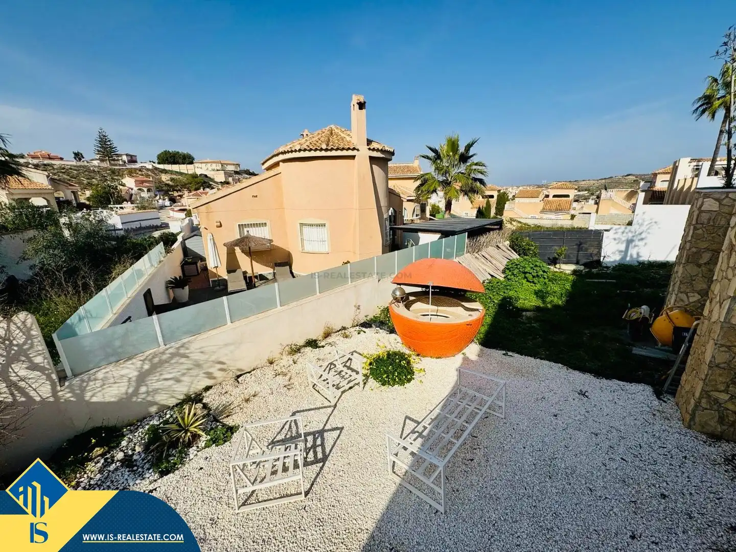 Vista exterior de Casa o xalet en venda en Rojales amb Aire condicionat, Terrassa i Piscina