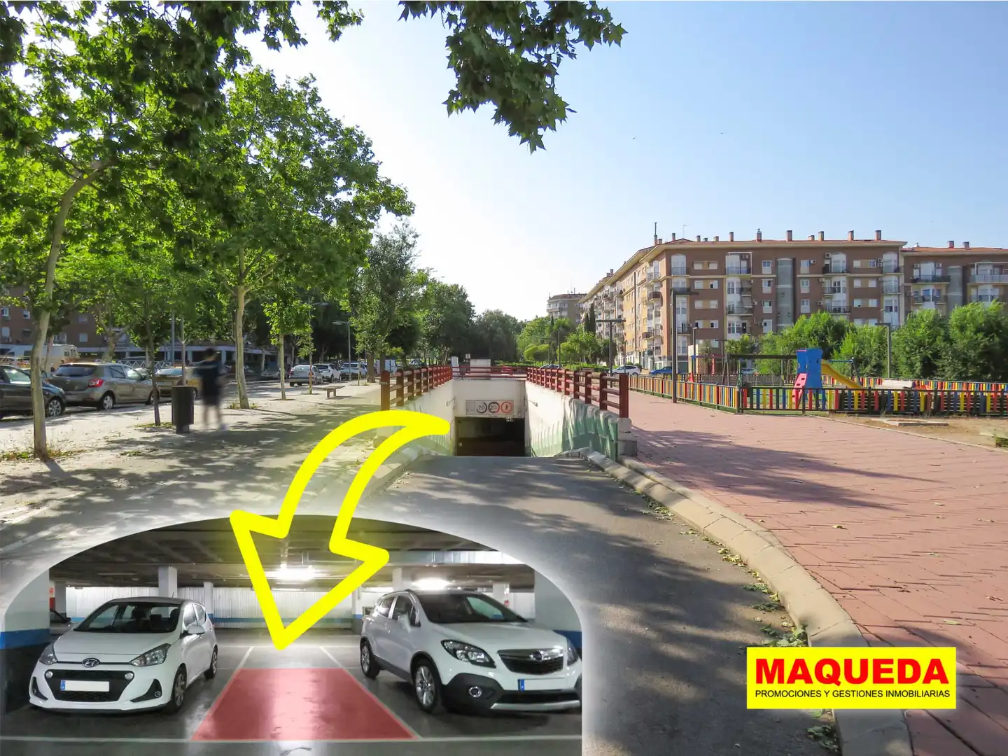 Außenansicht von Garage zum Verkauf in Alcorcón