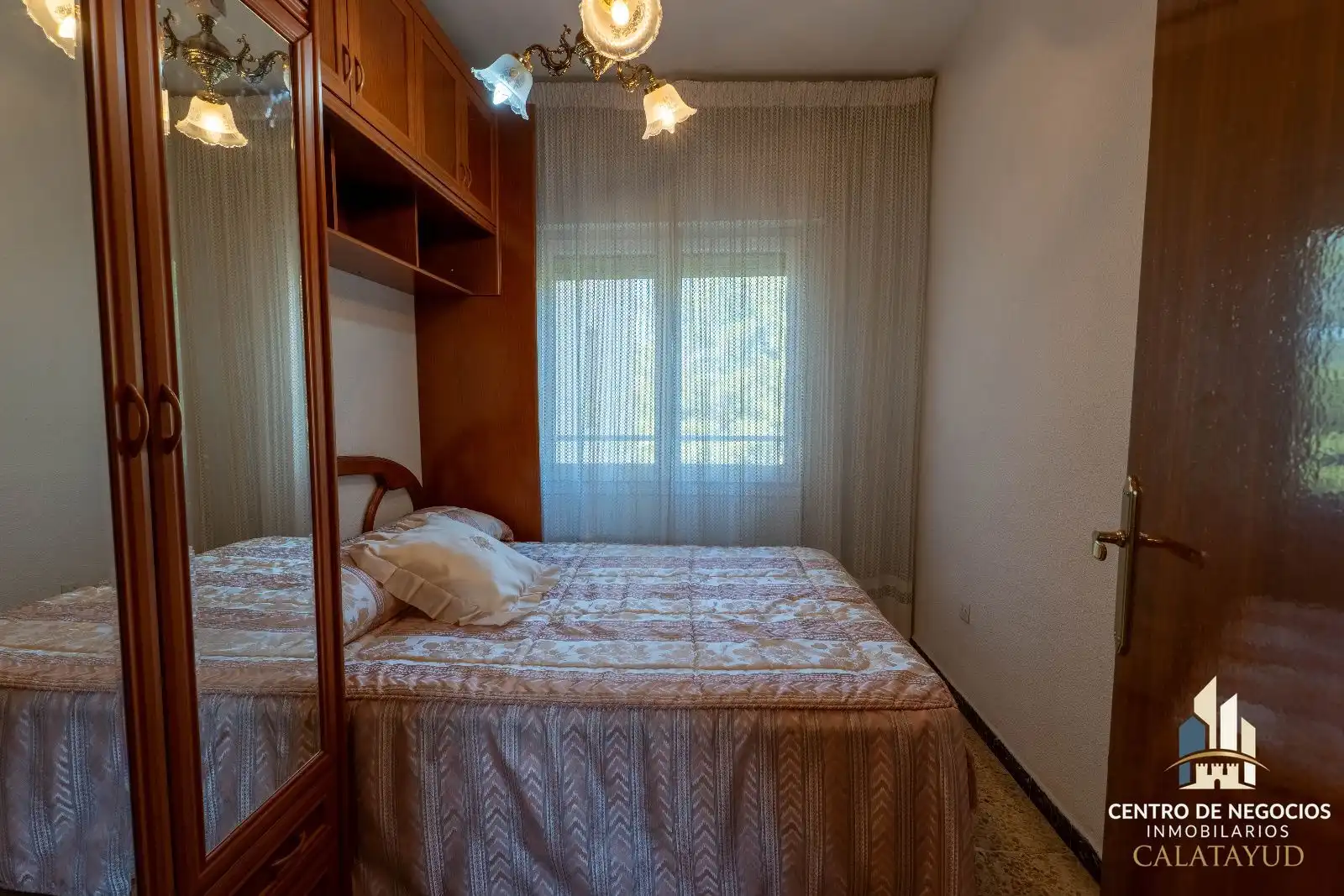 Schlafzimmer von Wohnung zum Verkauf in Calatayud mit Heizung, Terrasse und Möbliert