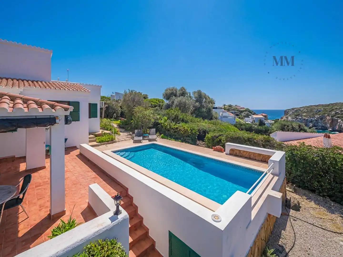 Vista exterior de Casa o xalet en venda en Maó - Mahón amb Aire condicionat, Calefacció i Jardí privat