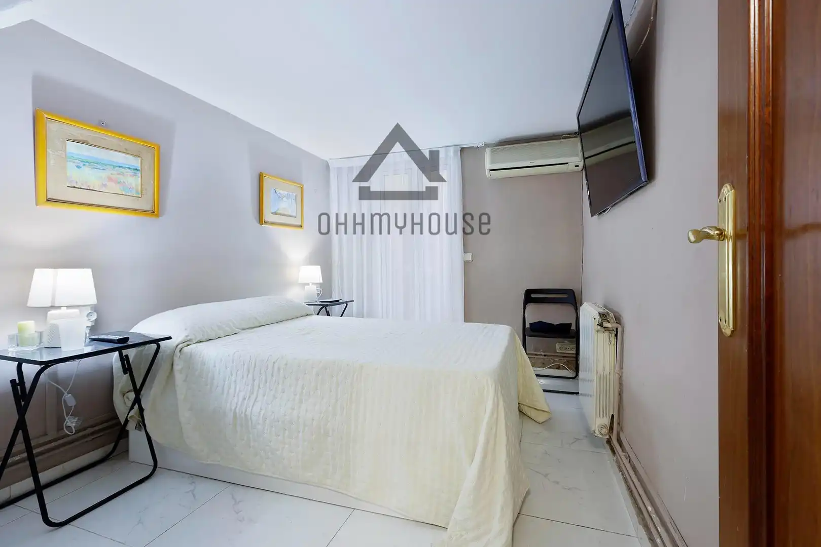 Bedroom of Ground floor for sale in Barcelona  with Air Conditioner, Heating and Terrace