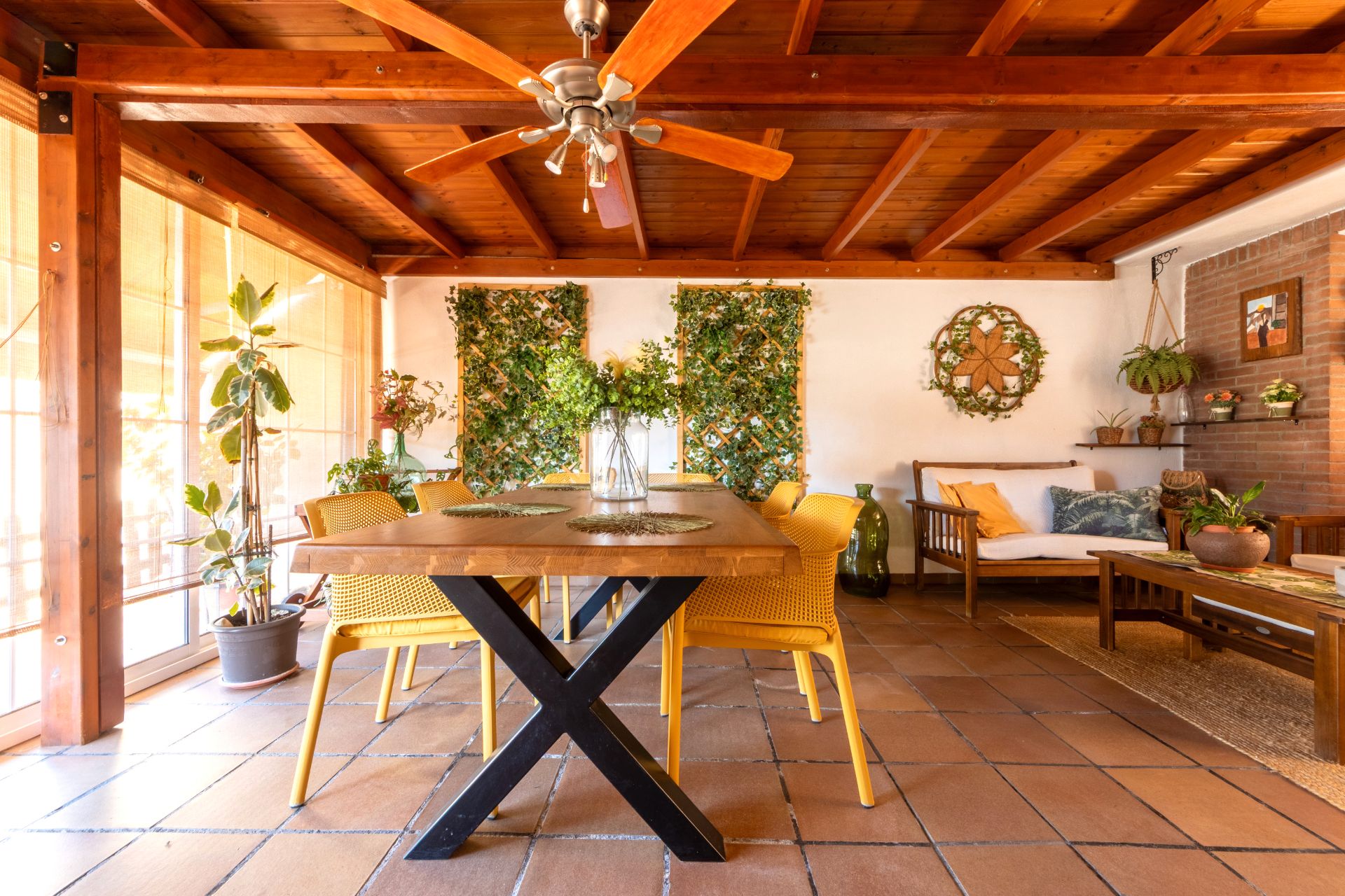 Dining room of House or chalet for sale in Riudecols  with Air Conditioner, Heating and Private garden
