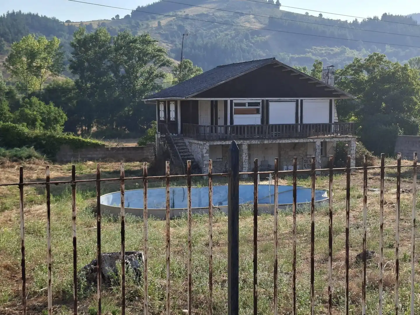 Swimming pool of Country homes for sale in Molinaseca  with Private garden, Swimming Pool and Balcony