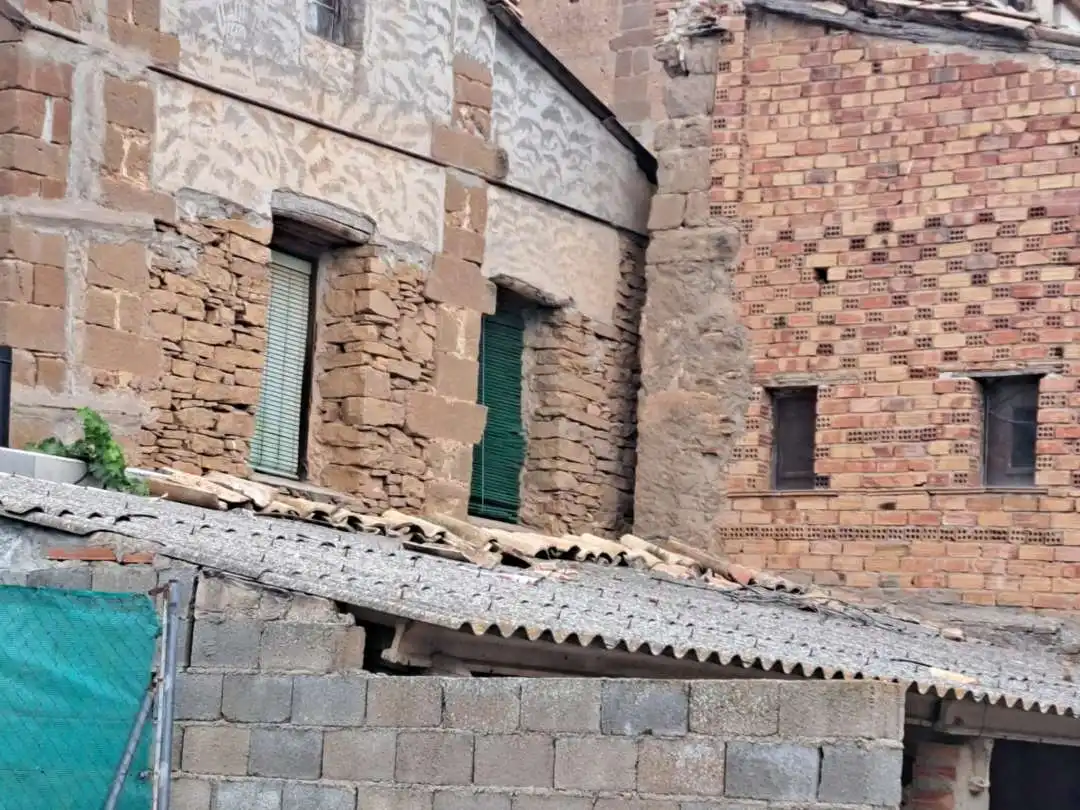 Vista exterior de Casa o chalet en venta en Casbas de Huesca con Jardín privado y Terraza