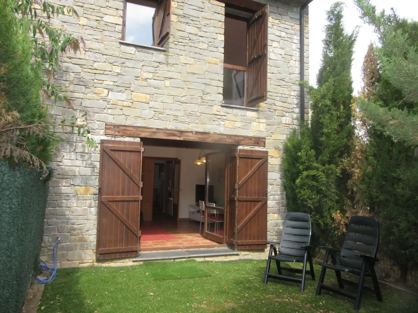 Exterior view of Houses for sale in Castiello de Jaca  with Heating, Private garden and Storage room