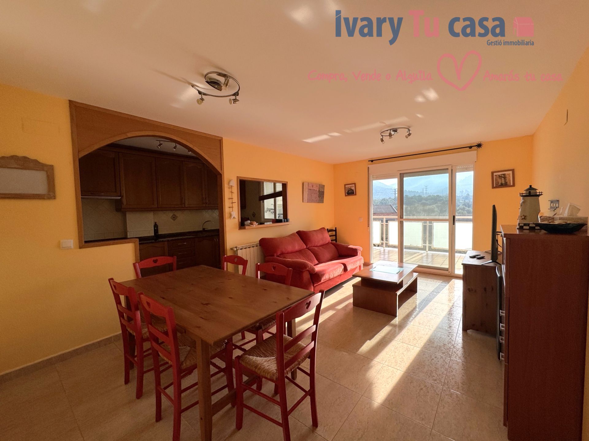 Living room of Flat for sale in Sant Joan de Moró  with Terrace and Balcony