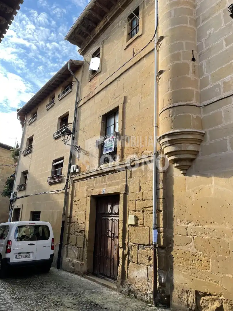 Vista exterior de Finca rústica en venda en Briones amb Traster, Moblat i Balcó
