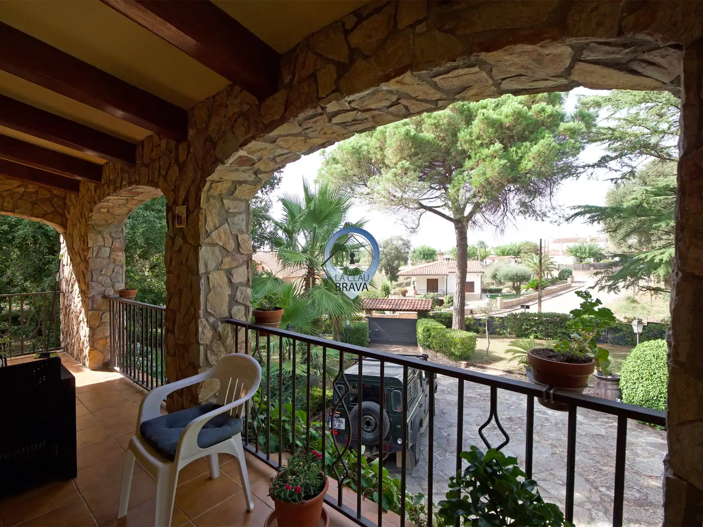 Jardí de Casa o xalet en venda en Caldes de Malavella amb Calefacció, Jardí privat i Terrassa