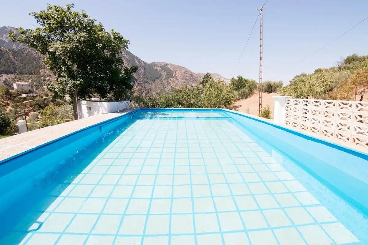 Piscina de Finca rústica en venta en Güéjar Sierra con Jardín privado, Terraza y Piscina