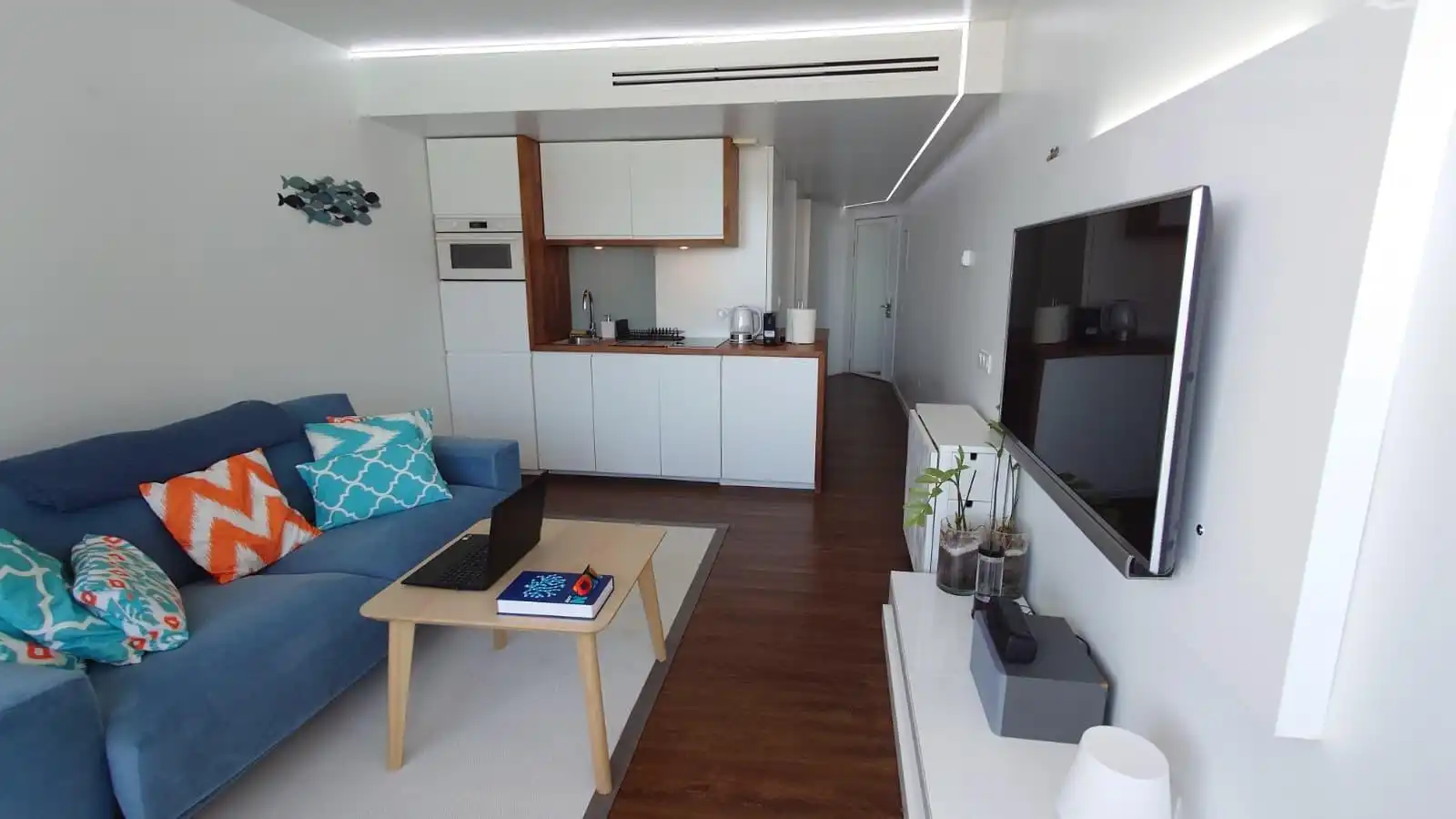 Wohnzimmer von Wohnungen zur Miete in Mogán mit Privatgarten, Terrasse und Gemeinschaftspool